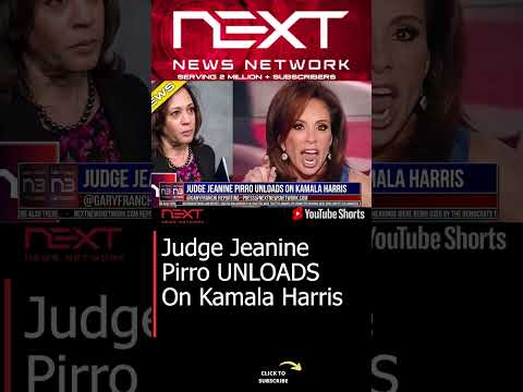 You are currently viewing Judge Jeanine Pirro UNLOADS On Kamala Harris #shorts