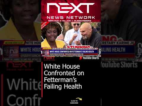 You are currently viewing White House Confronted on Fetterman’s Failing Health #shorts