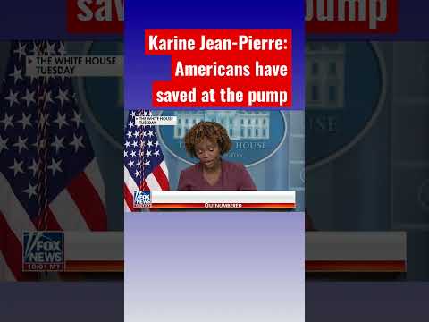 You are currently viewing Karine Jean-Pierre puts spin on high gas prices #shorts