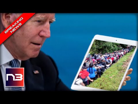 You are currently viewing BREAKING: VIDEO SHOWS BIDEN’S BORDER ABOUT TO BE INVADED BY ANOTHER MASSIVE INBOUND CARAVAN