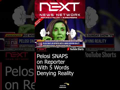 You are currently viewing Pelosi SNAPS on Reporter With 5 Words Denying Reality #shorts