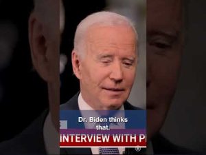 Read more about the article Did Biden FALL ASLEEP during this interview?! | #shorts