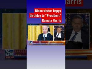 Read more about the article Gutfeld: Biden keeps calling Kamala the president #shorts