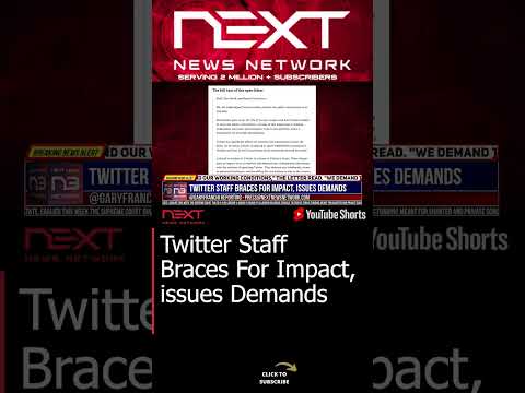 You are currently viewing Twitter Staff Braces For Impact, issues Demands #shorts