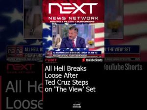 Read more about the article All Hell Breaks Loose After Ted Cruz Steps on ‘The View’ Set #shorts