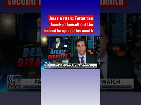 You are currently viewing Jesse Watters demolishes Fetterman’s debate performance #shorts