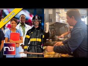 Read more about the article Chef Desantis SURPRISES First Responders When He Shows Up To Serve Them
