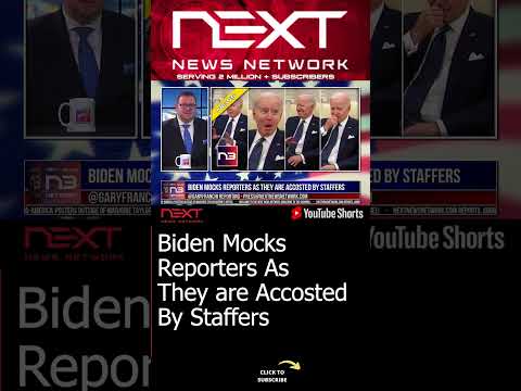 You are currently viewing Biden Mocks Reporters As They are Accosted By Staffers #shorts