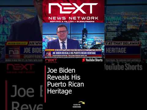 You are currently viewing Joe Biden Reveals His Puerto Rican Heritage #shorts