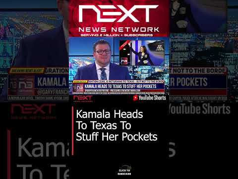 You are currently viewing Kamala Heads To Texas To Stuff Her Pockets #shorts