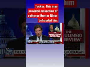 Read more about the article Tucker: White House and media didn’t respond to Tony Bobulinski’s claims against Hunter Biden