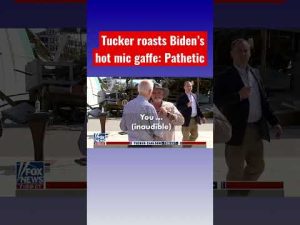 Read more about the article Tucker Carlson: Biden was caught on a hot mic warning his enemies #shorts