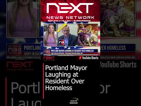 You are currently viewing Portland Mayor Laughing at Resident Over Homeless #shorts