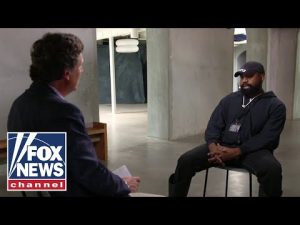 Read more about the article Kanye West exclusive: Rapper tells Tucker Carlson story behind White Lives Matter shirt