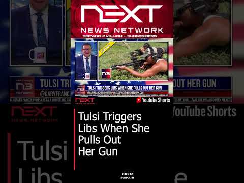 You are currently viewing Tulsi Triggers Libs When She Pulls Out Her Gun #shorts