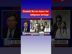 Read more about the article Tucker roasts Elizabeth Warren’s comments on ‘Indigenous People’s’ Day’ #shorts