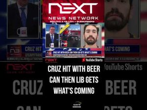 Read more about the article Cruz Hit With Beer Can Then Lib Gets What’s coming #shorts