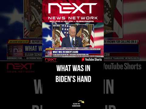 You are currently viewing What Was In Biden’s Hand  #shorts