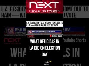 Read more about the article What Officials in LA Did on Election Day #shorts