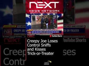 Read more about the article Creepy Joe Loses Control Sniffs and Kisses Trick-or-Treater #shorts