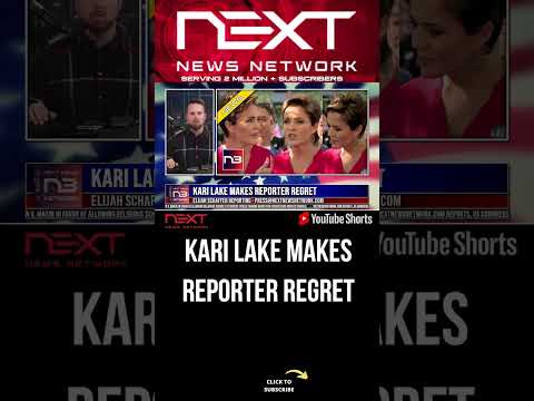 You are currently viewing Kari Lake Makes Reporter REGRET #shorts