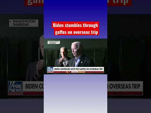 You are currently viewing President Biden blunders through overseas talks #shorts