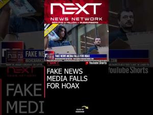 Read more about the article FAKE NEWS MEDIA FALLS FOR HOAX #shorts