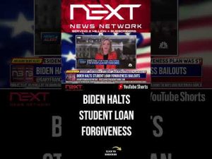 Read more about the article Biden Halts Student Loan Forgiveness Bailouts #shorts