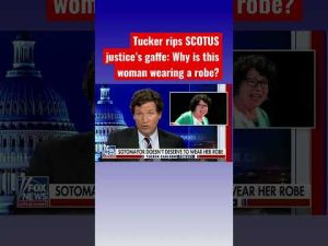 Read more about the article Tucker shreds Justice Sotomayor’s rookie mistake #shorts