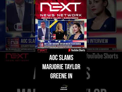 You are currently viewing AOC SLAMS Marjorie Taylor Greene In Interview #shorts