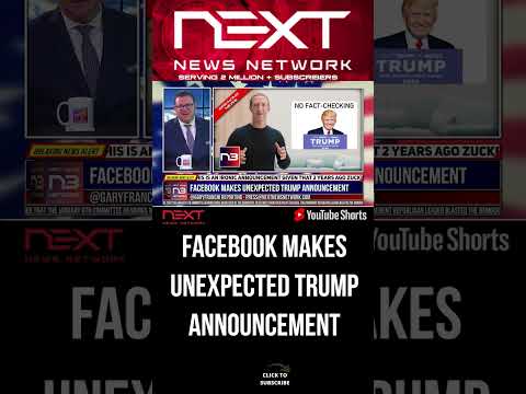 You are currently viewing Facebook Makes Unexpected Trump Announcement #shorts