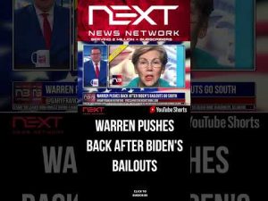 Read more about the article Warren Pushes Back After Biden’s Bailouts Go South #shorts