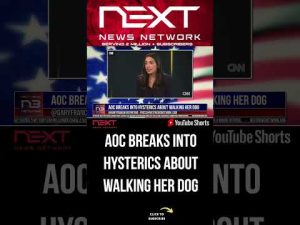 Read more about the article AOC Breaks Into HYSTERICS About Walking Her Dog #shorts