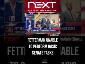 Read more about the article Fetterman Unable To Perform Basic Senate Tasks #shorts