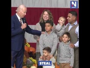 Read more about the article Biden tells boy of color to ‘go steal a pumpkin’