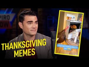 Read more about the article Ben Shapiro Reacts to Thanksgiving Memes