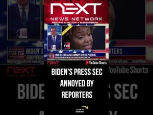 Read more about the article Biden’s Press Sec ANNOYED By Reporters #shorts