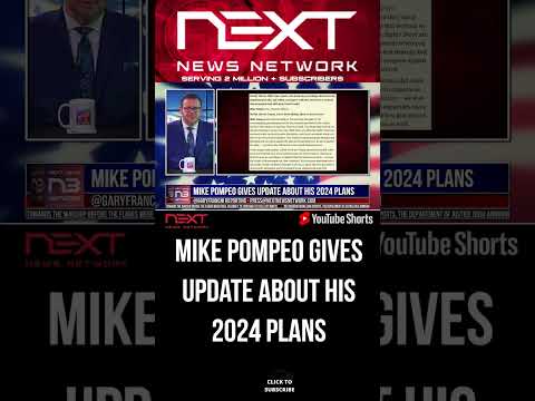 You are currently viewing Mike Pompeo Gives Update about his 2024 Plans #shorts