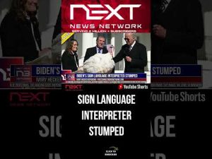 Read more about the article Biden’s Sign Language Interpreter STUMPED #shorts