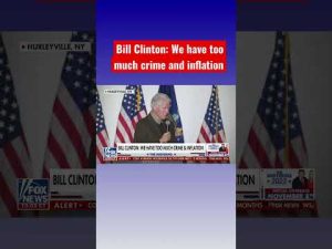 Read more about the article Bill Clinton admits US crime and inflation problem #shorts