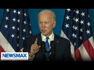 Read more about the article Biden says ‘democracy’ over 35 times, talks 2020 election in midterm MAGA bash-fest