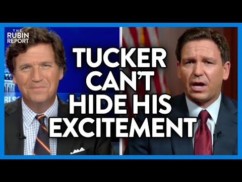 You are currently viewing Watch Tucker Carlson’s Excited Reaction When He Hears DeSantis’ Plan | DM CLIPS | Rubin Report