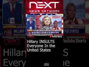 Read more about the article Hillary INSULTS Everyone In the United States #shorts