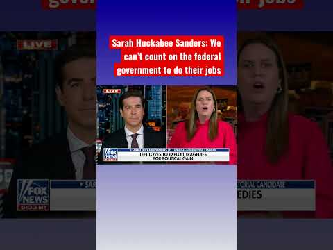 You are currently viewing Sarah Huckabee Sanders: We have a total crisis at the border, crime ravaging cities #shorts