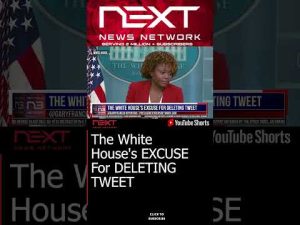 Read more about the article The White House’s EXCUSE For DELETING TWEET #shorts