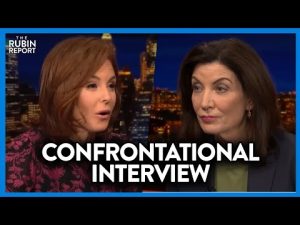 Read more about the article Watch Kathy Hochul’s Face as Host Turns on Her & Confronts Her on Lies | DM CLIPS | Rubin Report