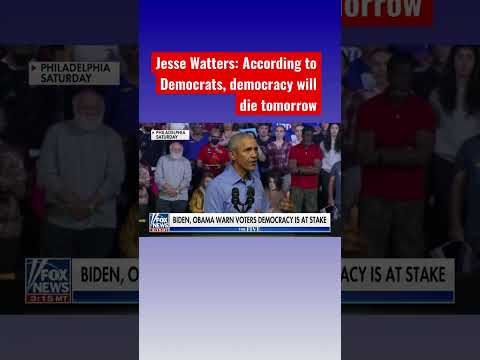 You are currently viewing Jesse Watters: Democracy is going to end by people voting, according to Democrats #shorts