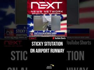 Read more about the article STICKY SITUTATION on Airport Runway #shorts