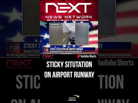 You are currently viewing STICKY SITUTATION on Airport Runway #shorts