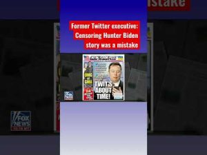 Read more about the article Former Twitter executive admits censoring Hunter Biden story was a mistake #shorts